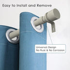 Byondeth Curtain Rods for Windows 16 to 28 or 40 Inches Max Adjustable Length 1 - Image 4