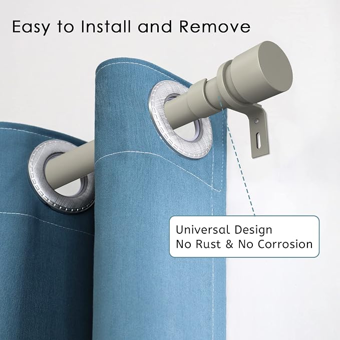 Byondeth Curtain Rods for Windows 16 to 28 or 40 Inches Max Adjustable Length 1 - Image 4