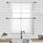 Chyhomenyc Sheer White Valances - Image 2