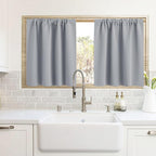 RYB HOME Cafe Blackout Curtains 24 inch Length, RV Curtains by RYBHOME