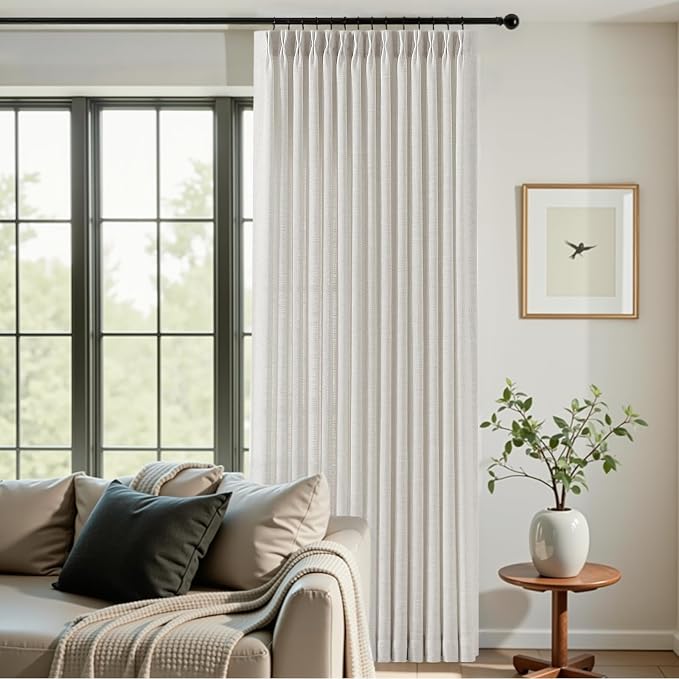 IVAPUPU 108 Inch Linen Blend Curtains - Image 8