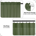 FRAMICS Farmhouse Cotton Linen Curtains - Image 5