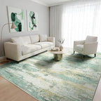 Rugflix 8x10 Area Rugs for Living Room, Washable Large Rug Stain-Resistant Low - Image 8
