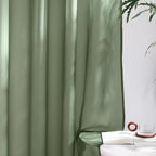 NICETOWN Forest Green Sheer Curtains 96inches Long - Image 5
