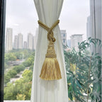Fenghuangwu 2 Pack Curtain Tie Backs Rope Tassels - Image 3