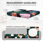 8Pcs Outdoor Cushion Covers, Patio Cushion Covers, Stretch Elastic Slipcovers - Image 2