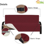 Easy-Going Futon Sofa Slipcover Reversible Sofa Cover Armless Cover Furniture - Image 3