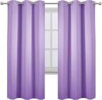 LEMOMO Lavender Thermal Blackout Curtains/42 x 72 Inch/Set of 2 Panels Room - Image 2