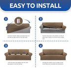 KEKUOU Stretch Oversized Sofa Slipcover 1 Piece Couch Sofa Cover Furniture - Image 4