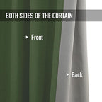 100% Blackout Shield Linen Blackout Curtains - Image 4
