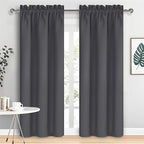 DWCN Blackout Curtains for Bedroom 84 inches Long 2 Panels Set, Solid Thermal by DWCN
