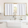RYB HOME Cafe Curtains 24 inch Length, RV Curtains by RYBHOME