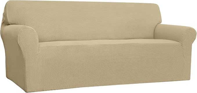 Easy-Going Stretch 4 Seater Sofa Slipcover 1-Piece Sofa Cover Furniture by Easy-Going