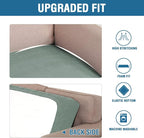 H.VERSAILTEX Super Stretch Individual Seat Cushion Covers Sofa Covers Couch - Image 6