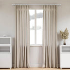 GEEBOBO Silver Curtain Rods for Windows 48 to 84 Inch, 1 Inch Adjustable Heavy - Image 4