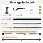 Zeerobee Curtain Rods for Windows 48 to 84, 1 Inch Industrial Wrap Around - Image 7