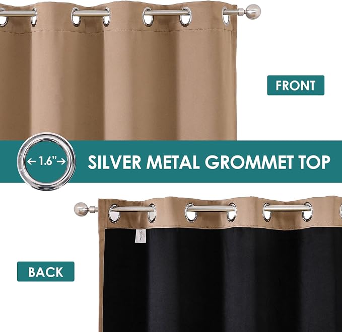 ChrisDowa 100% Blackout Curtains - Image 3