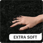 Amearea Shag Fluffy Small Rug, 2x4 Feet Throw Rugs - Image 5