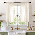 BGment Beige Linen Curtains 45 Inch Length by BGment