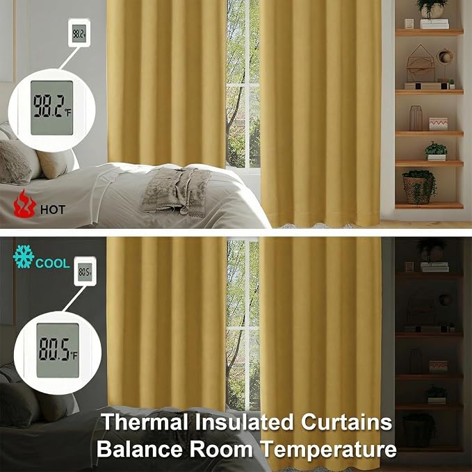 Simplebrand Blackout Extra 10ft Curtains - Image 6