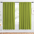 NICETOWN 2 Panels Blackout Curtains, Rod Pocket Window Curtains Room Darkning by NICETOWN