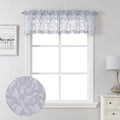 Lecloud Leia Sheer Light Grey Window Curtains by Lecloud
