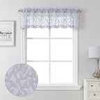 Lecloud Leia Sheer Light Grey Window Curtains by Lecloud