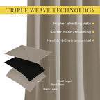 NICETOWN Bedroom Blackout Curtain Panels - Image 4