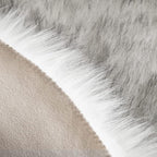 MIULEE Fluffy Rug Soft Shaggy Faux Fur Area Rug Luxury Plush Cloud Shape Carpet - Image 3