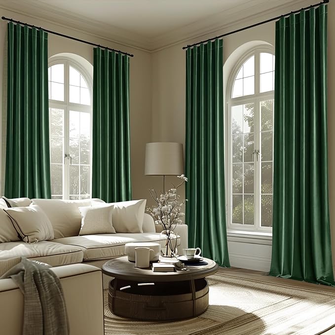 MIULEE Velvet Curtains 108 inches - Image 5