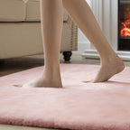 Ashler HOME DECO Ultra Soft Faux Rabbit Fur Chair Couch Cover Area Rug - Image 5