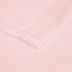 DWCN Blush Pink Sheer Curtains Semi Transparent Voile Rod Pocket Curtains - Image 5