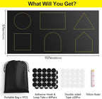 FADOTY Blackout Curtains for Bedroom, Portable 100% Black Out Window Cover Film - Image 4