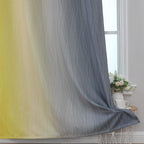 Estelar Textiler Yellow and Grey Blackout Curtains 108 Inches Long, Thermal - Image 6
