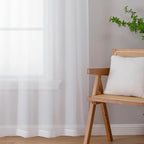 Aiyufeng Long Sheer White Curtains - Image 7