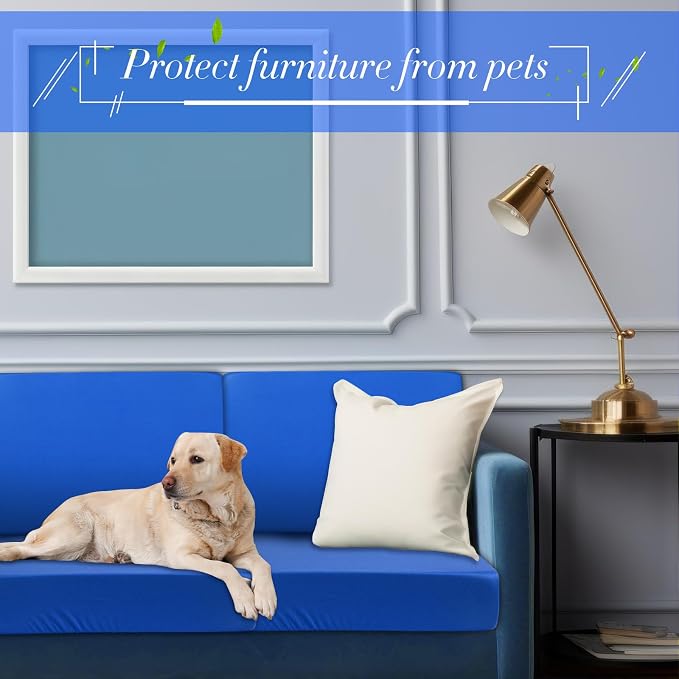 Newwiee Set of 4 Stretch Patio Cushion Covers Sofa Couch Seat Chair Slipcovers - Image 6