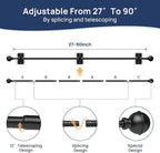 ENJOYBASICS No Drill Curtain Rods - Image 4