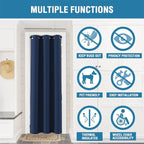 H.VERSAILTEX Doorway Curtain Blackout Closet Door Curtain Room Divider Window - Image 4