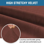 H.VERSAILTEX Stretch Velvet Loveseat Covers - Image 3