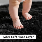 Shag Area Rug for Bedroom 4x6, Soft Fuzzy Rug Non-Shedding Indoor Plush Carpet - Image 3