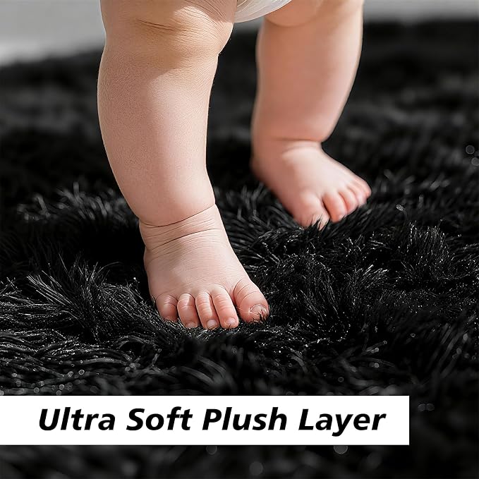 8x10 Fluffy Area Rugs for Living Room, Shag Area Rug for Bedroom - Image 2