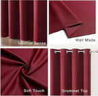Joydeco Blackout Curtains for Bedroom 108 inch Long 2 Panels, Thermal Insulated - Image 7