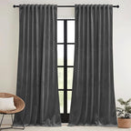 RYB HOME Velvet Blackout Curtains - Image 2