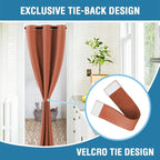 H.VERSAILTEX Doorway Curtain Blackout Closet Door Curtain Room Divider Window - Image 7