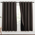 NICETOWN 100% Blackout Window Curtain Panels, 2 Pieces, 70-inch Wide Per Panel by NICETOWN