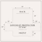 Great Bay Home Reversible Loveseat Cover - Image 3