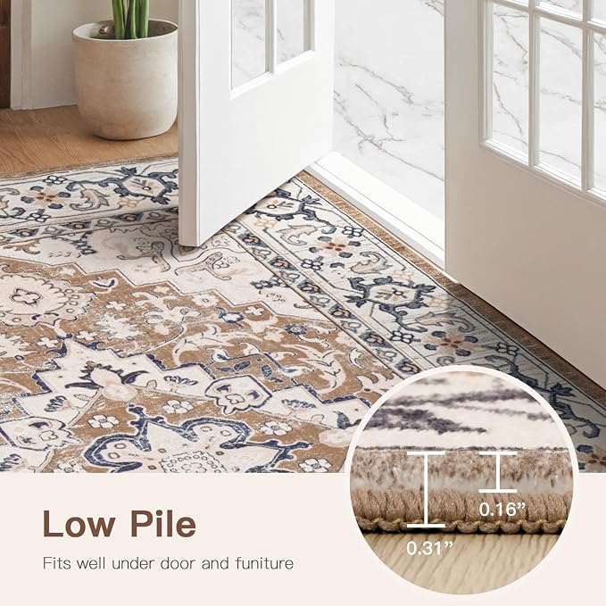 Lofus 2x6 Runner Rug for Hallways, Washable Kitchen Rugs, Non-Slip Rugs for - Image 7