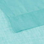 DWCN Aqua Sheer Curtains Semi Transparent Voile Rod Pocket Curtains - Image 5