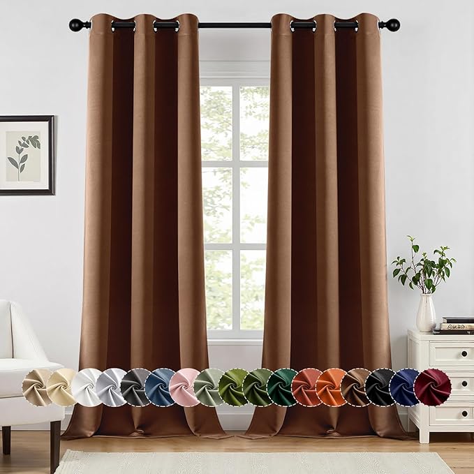 MIULEE Blackout Curtains for Bedroom Living Room 96 Inches Long 2 Panels by MIULEE