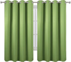 LEMOMO Blackout Curtains 52 x 63 inch/Light Green Curtains Set of 2 - Image 2